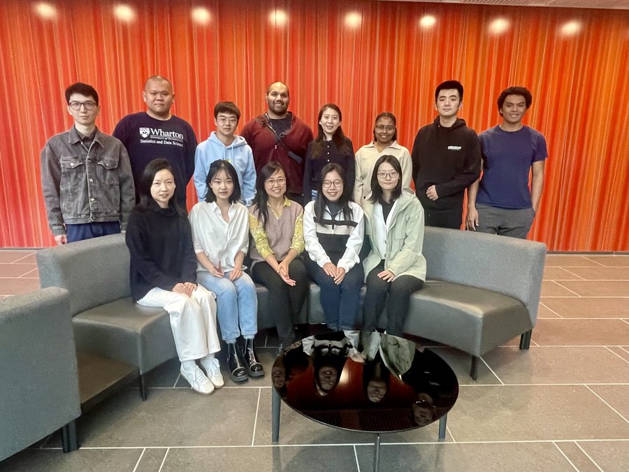 The lab together in a lounge