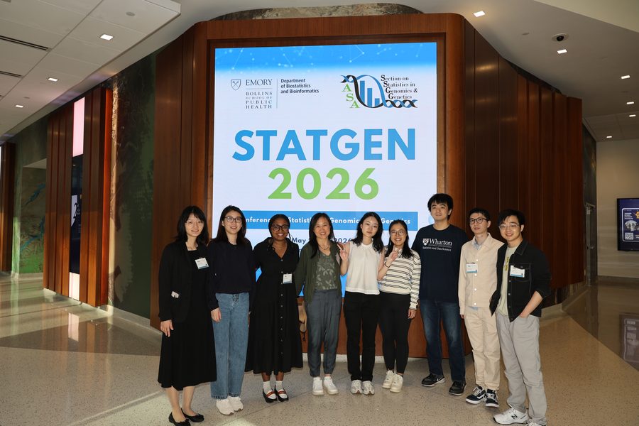 The lab at the STATGEN 2026 meeting